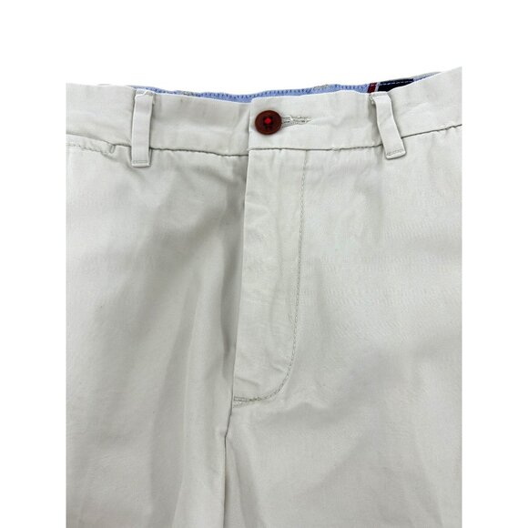 Tommy Hilfiger Men’s Shorts 36 Khaki Beige Golf Casual Zip Button Logo Chino - Picture 3 of 11